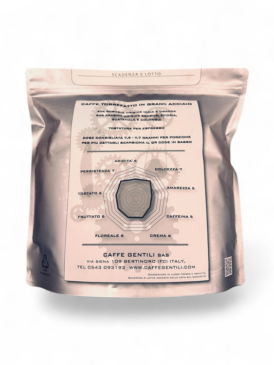 Caffè in grani per espresso ACCIAIO 1000g