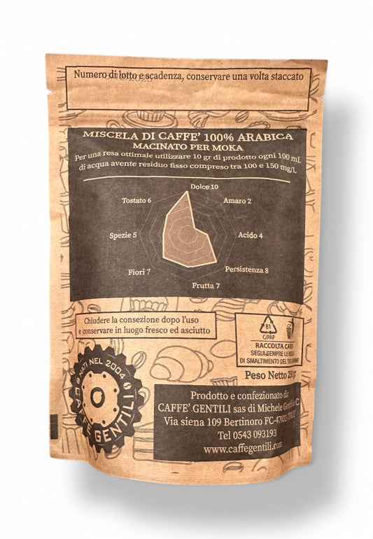 Caffè macinato per Moca: IL CAFERECCIO